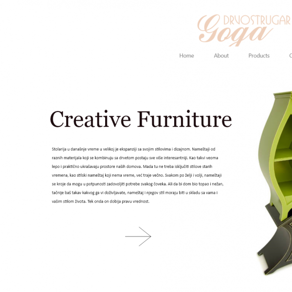 Carpentry Website Design