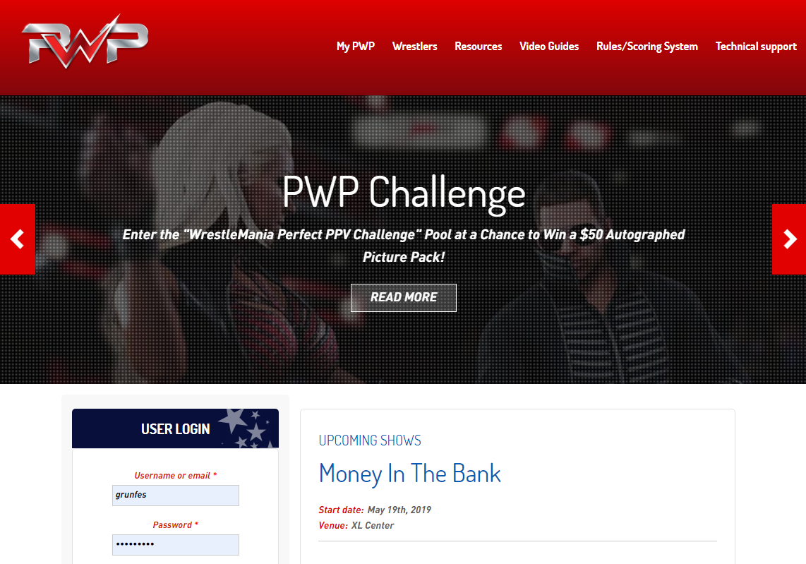 Pro Wrestling Pick'em